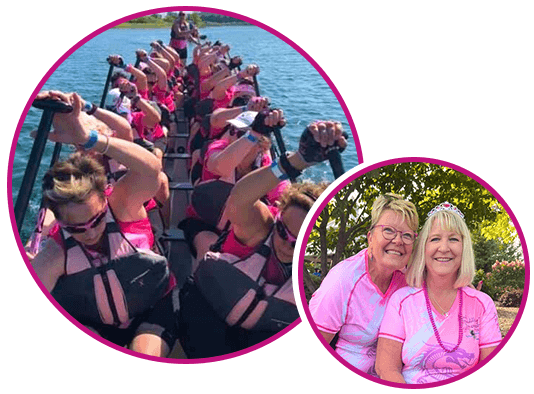 Join the Racine Pink Paddling Power Dragon Boat Team